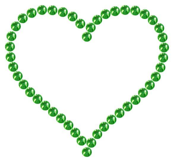Трафарет Контурное сердце — RHT_HEART6_SS10_LT_PERIDOT