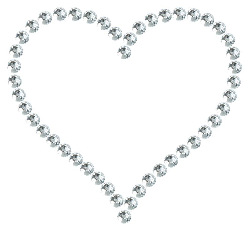Трафарет Контурное сердце — RHT_HEART6_SS16_CRYSTAL_CLEAR