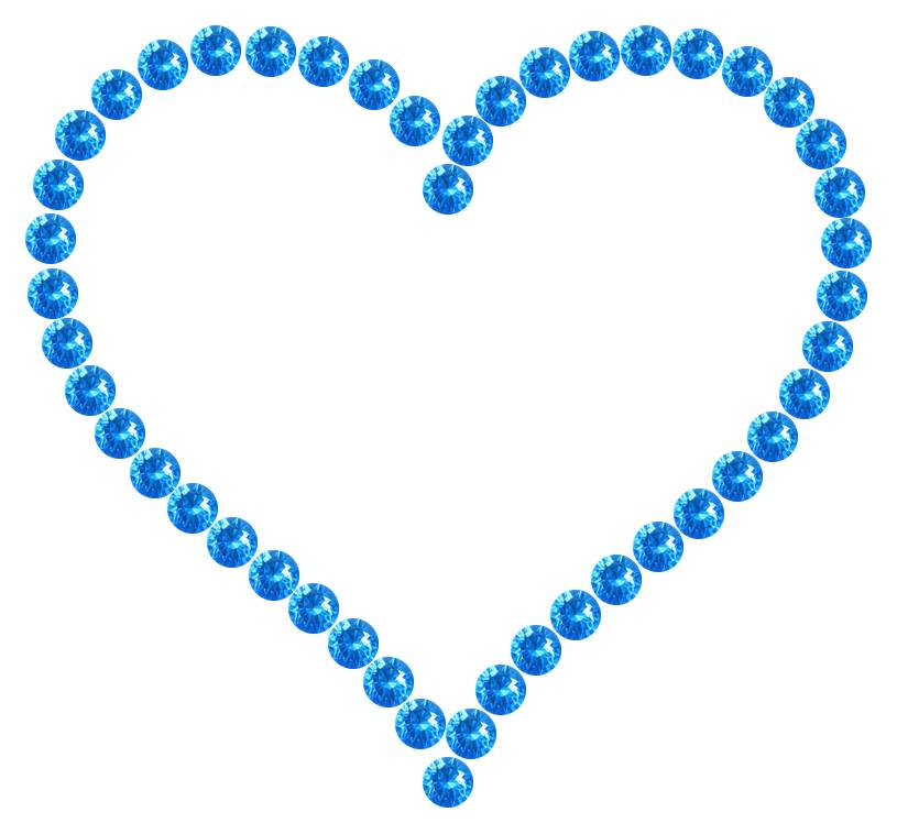 Трафарет Контурное сердце — RHT_HEART6_SS16_LT_SAPPHIRE