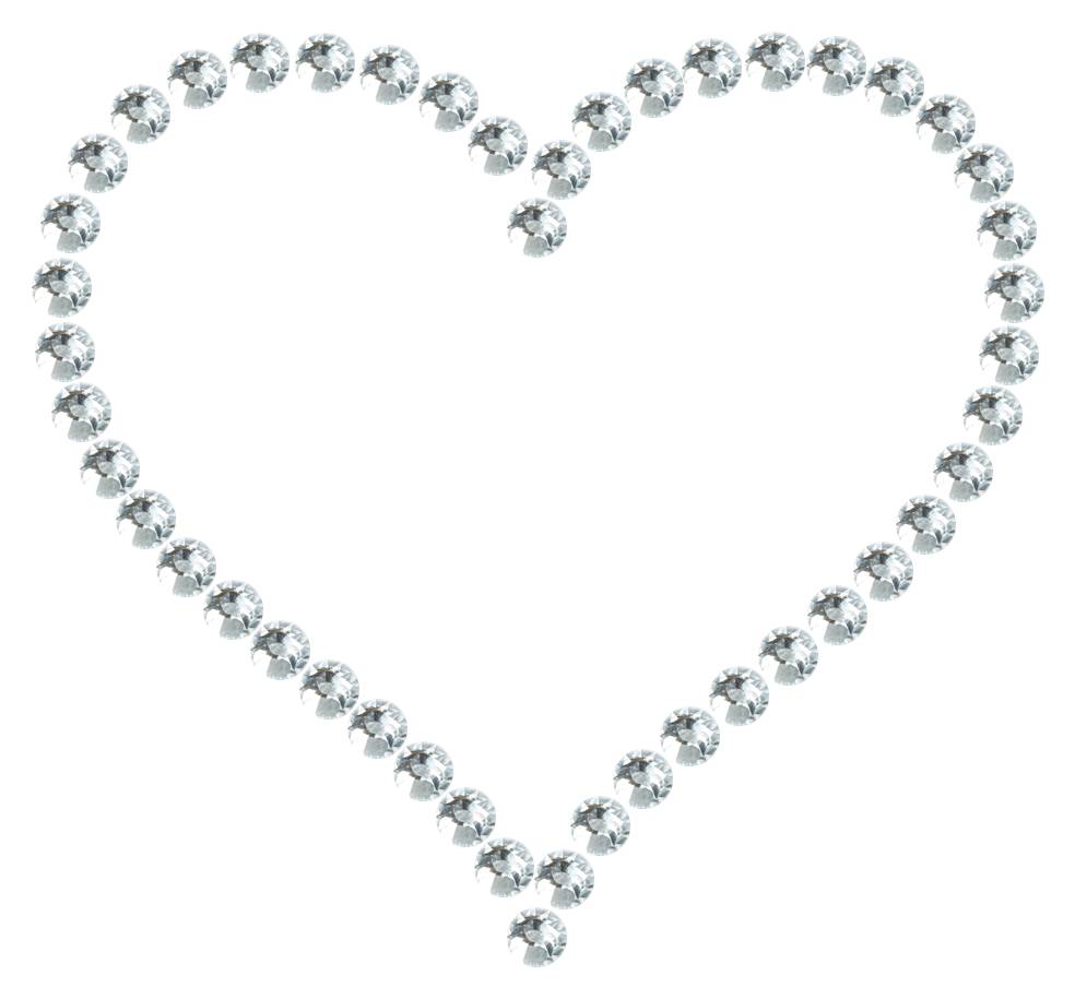 Трафарет Контурное сердце — RHT_HEART6_SS20_CRYSTAL_CLEAR