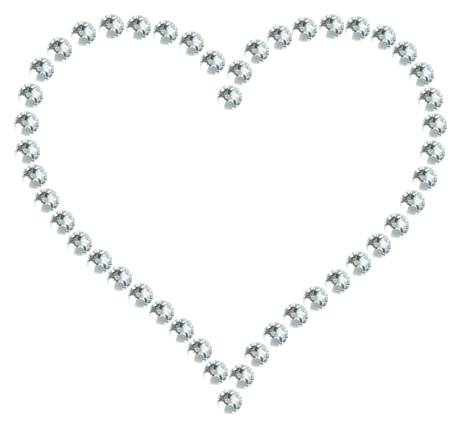 Трафарет Контурное сердце — RHT_HEART6_SS6_CRYSTAL_CLEAR