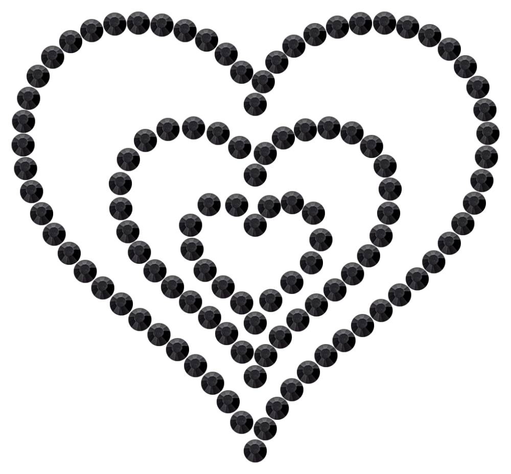 Трафарет Тройное сердце — RHT_HEART7_SS16_JET_BLACK