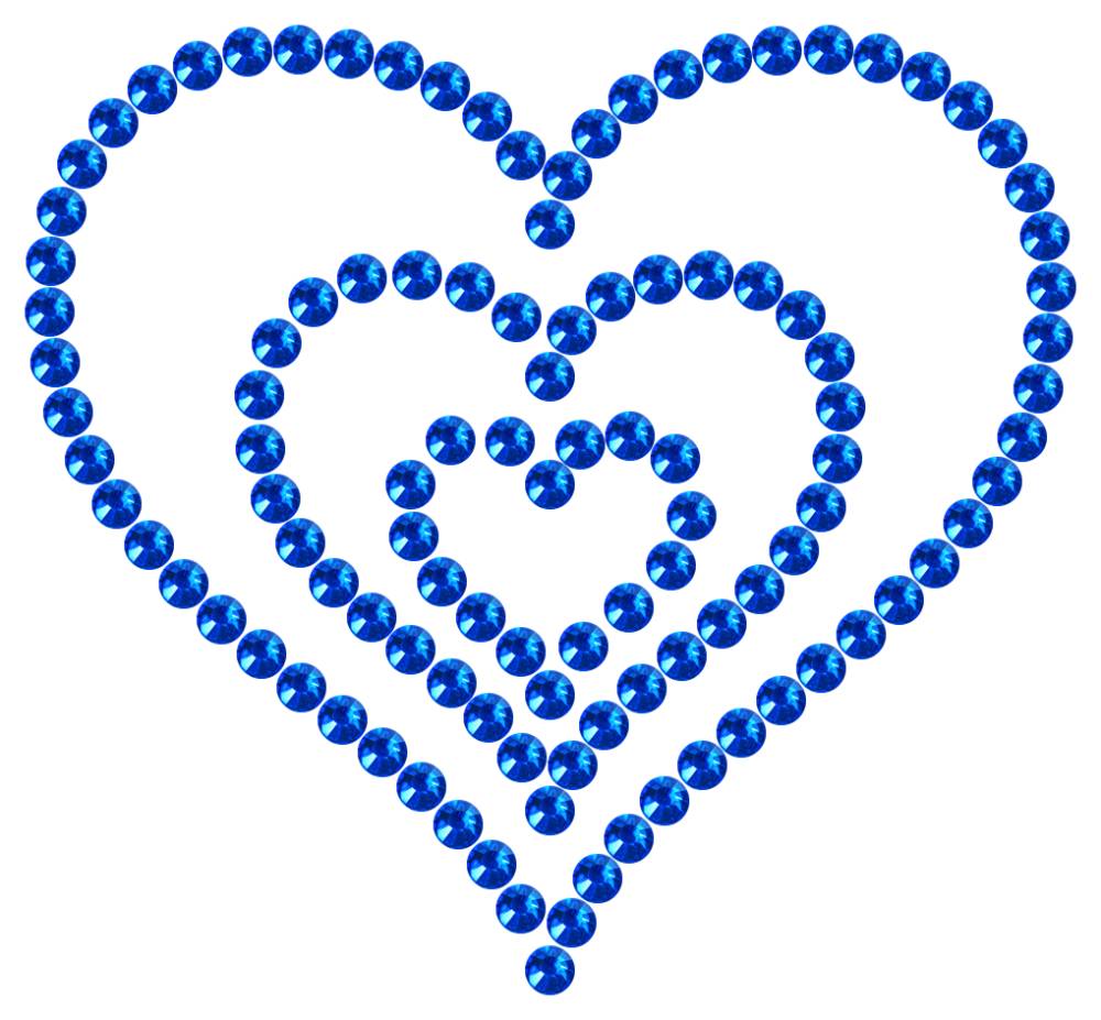 Трафарет Тройное сердце — RHT_HEART7_SS16_SAPPHIRE