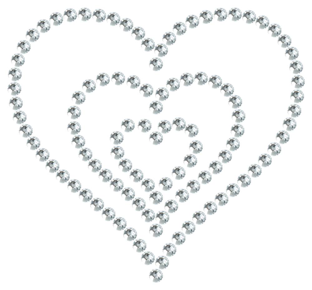 Трафарет Тройное сердце — RHT_HEART7_SS20_CRYSTAL_CLEAR