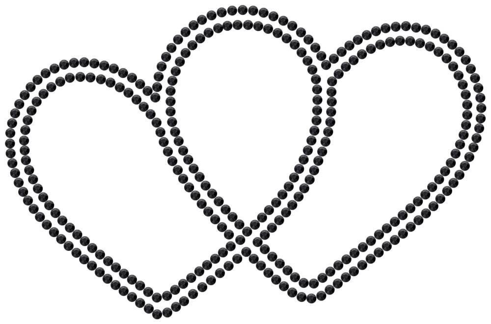 Трафарет Сердца — RHT_HEARTS1_SS10_JET_BLACK