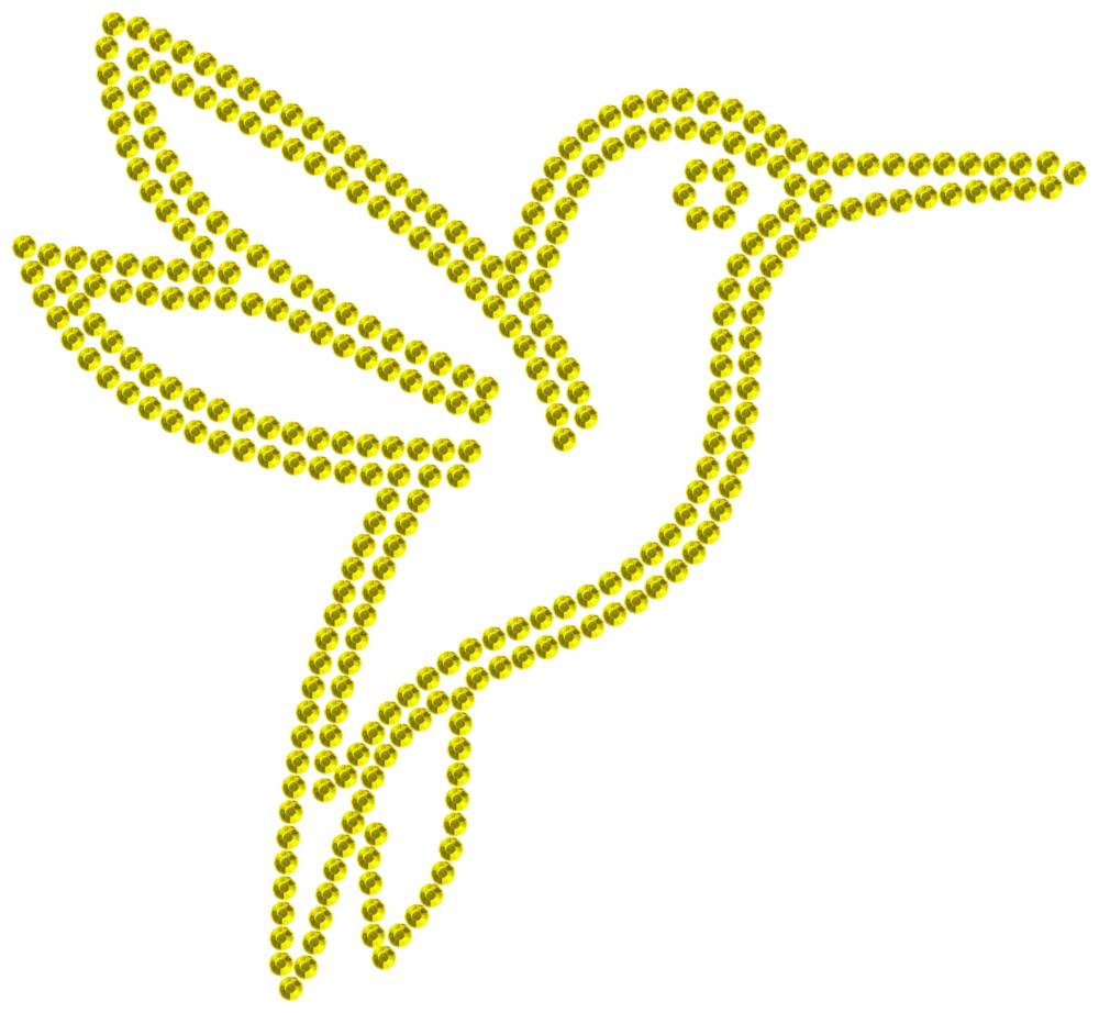 Трафарет Колибри — RHT_HUMMINGBIRD1_SS16_CITRINE