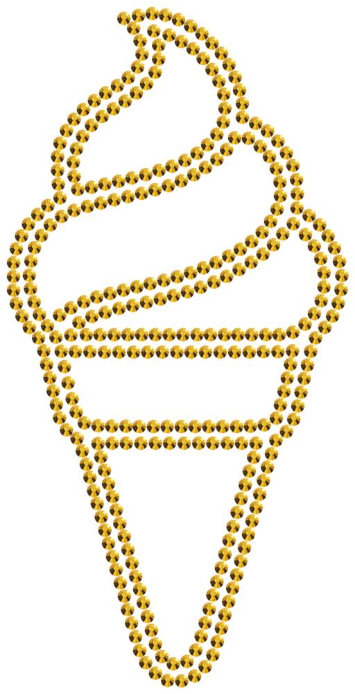 Трафарет Мороженое — RHT_ICECREAM1_SS10_GOLD