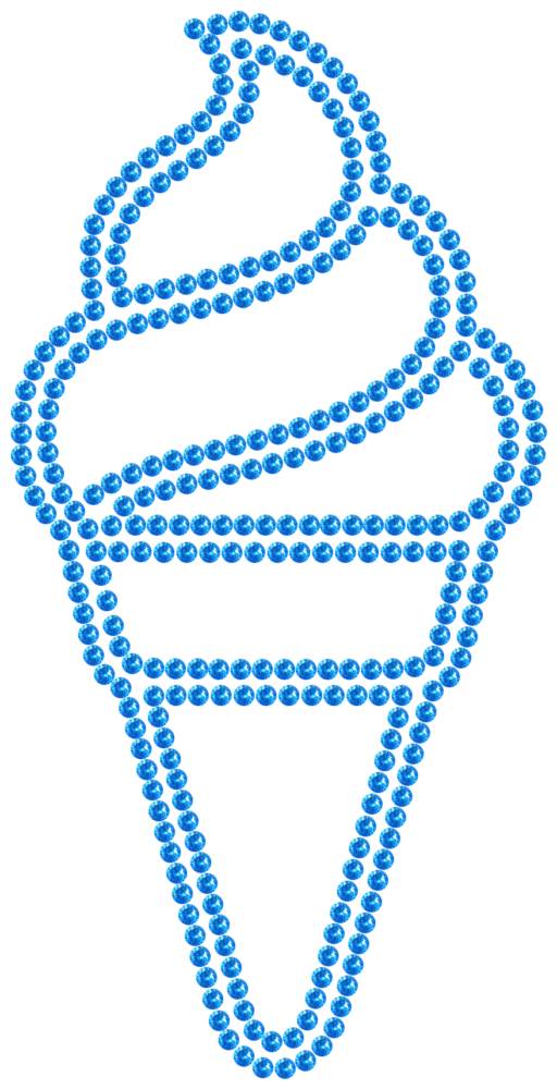 Трафарет Мороженое — RHT_ICECREAM1_SS10_LT_SAPPHIRE