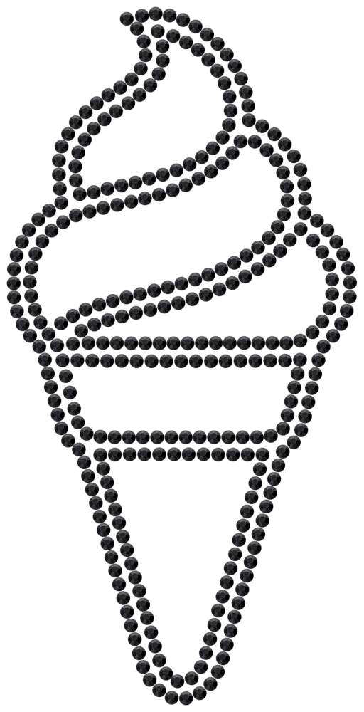 Трафарет Мороженое — RHT_ICECREAM1_SS16_JET_BLACK