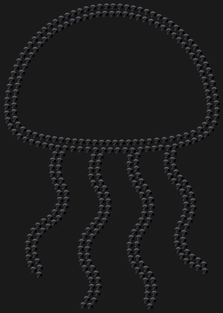 Трафарет Медуза — RHT_JELLYFISH1_SS10_JET_BLACK