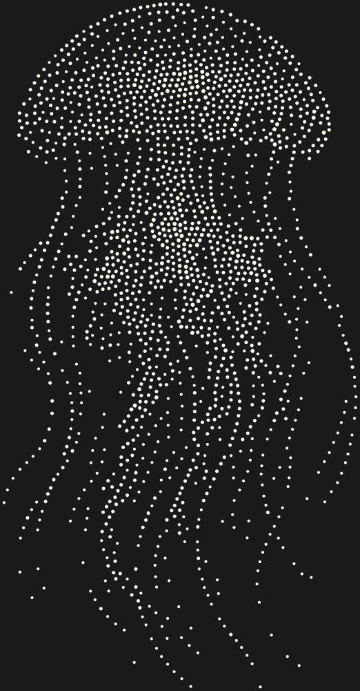 Трафарет Медуза — RHT_JELLYFISH2_MULTY_CRYSTAL_AB