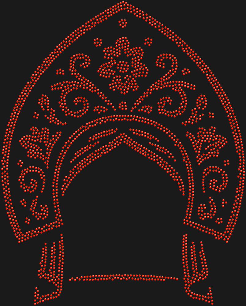 Трафарет Кокошник — RHT_KOKOSHNIK1_SS10_LT_SIAM