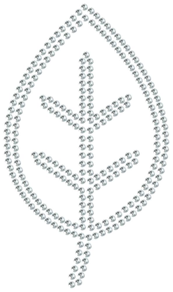 Трафарет Листочек — RHT_LEAF1_SS16_CRYSTAL_CLEAR