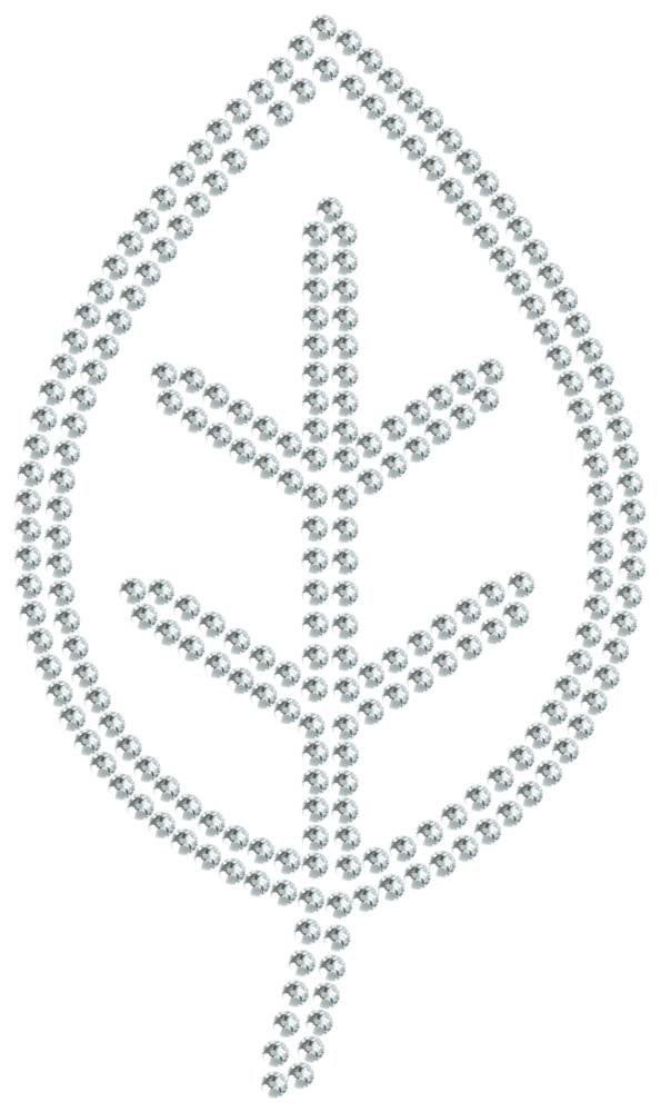 Трафарет Листочек — RHT_LEAF1_SS20_CRYSTAL_CLEAR