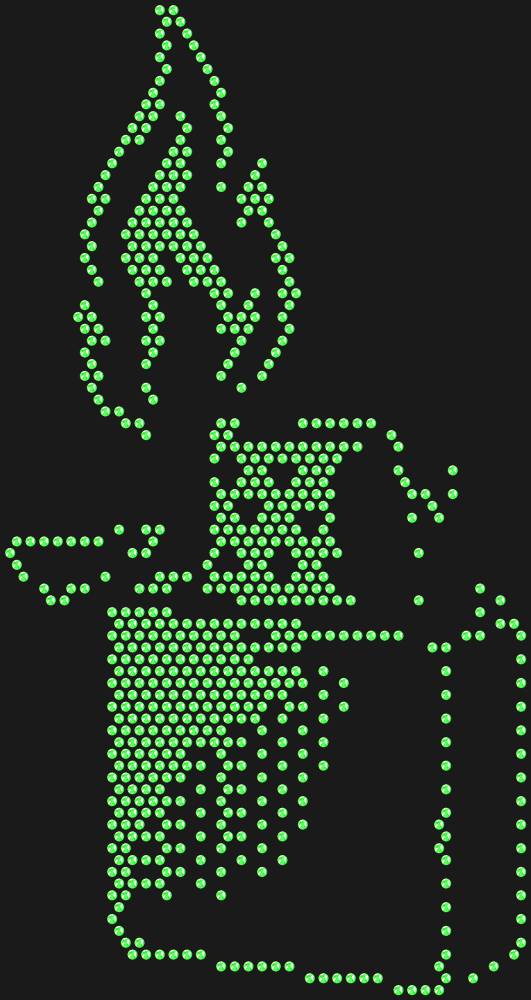 Трафарет Зажигалка — RHT_LIGHTER1_SS10_LT_PERIDOT