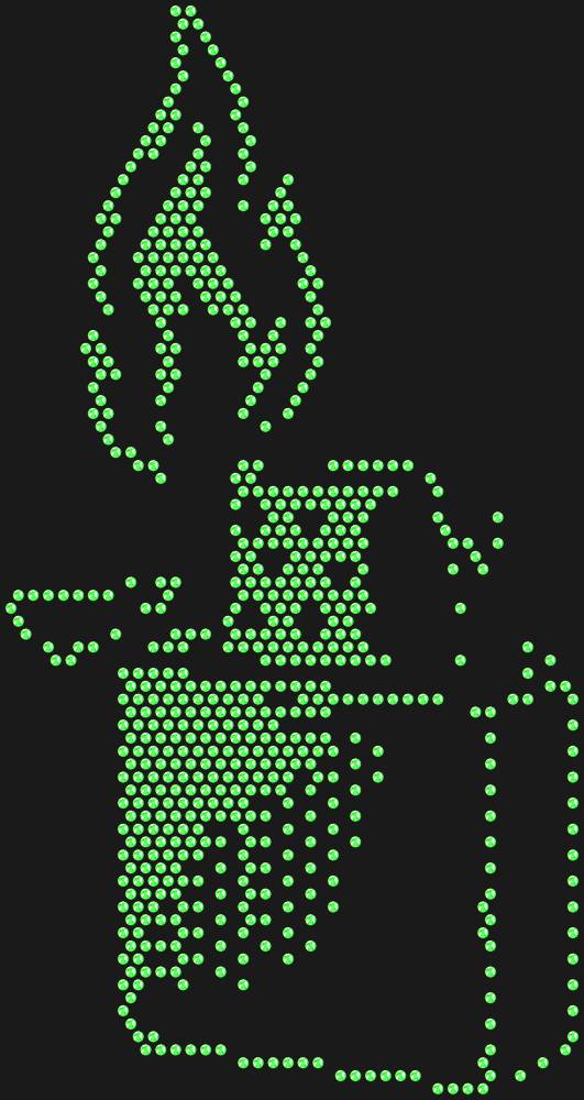 Трафарет Зажигалка — RHT_LIGHTER1_SS16_LT_PERIDOT