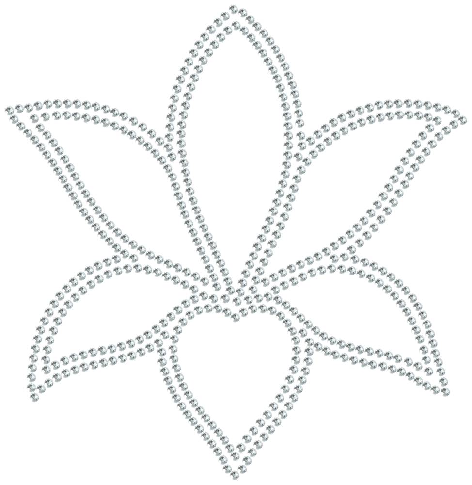 Трафарет Лилия — RHT_LILY1_SS12_CRYSTAL_CLEAR