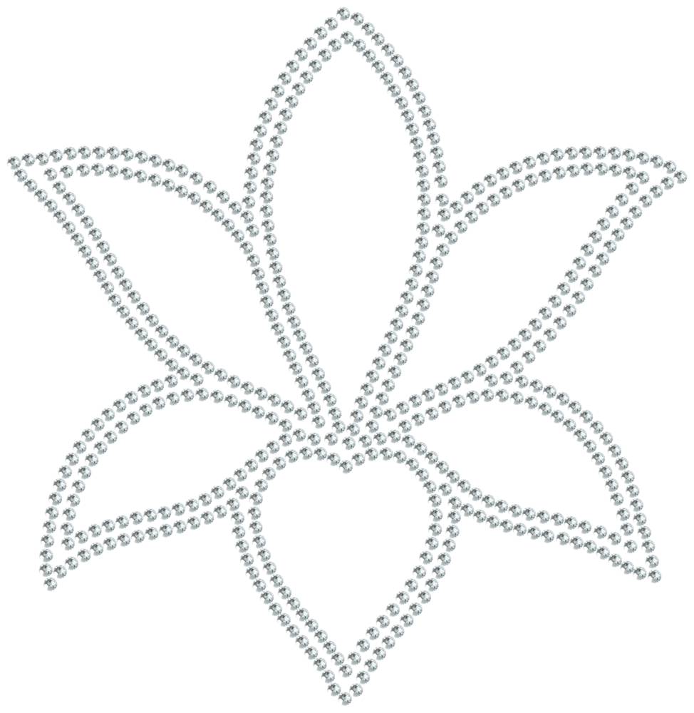 Трафарет Лилия — RHT_LILY1_SS16_CRYSTAL_CLEAR