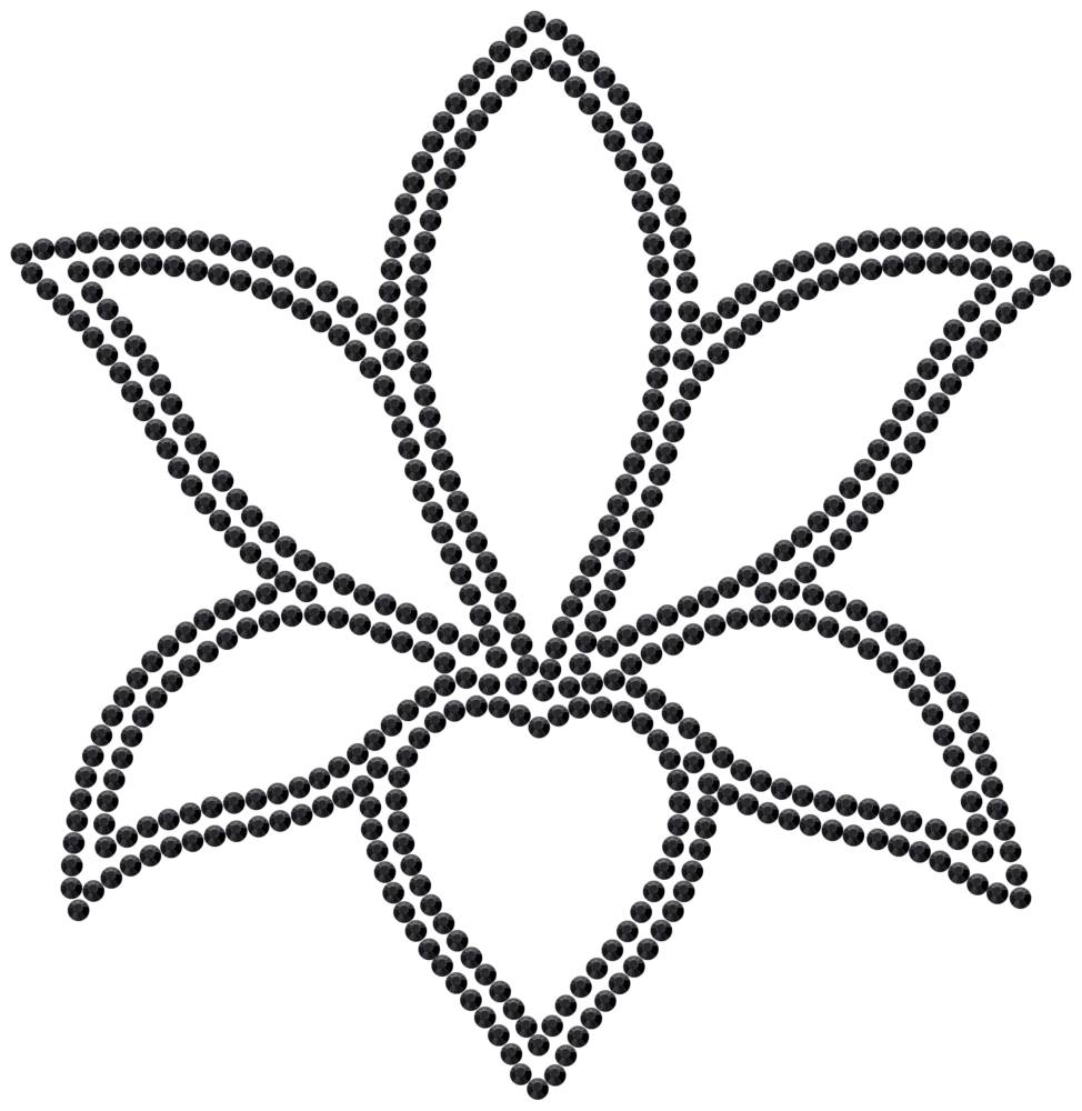 Трафарет Лилия — RHT_LILY1_SS16_JET_BLACK