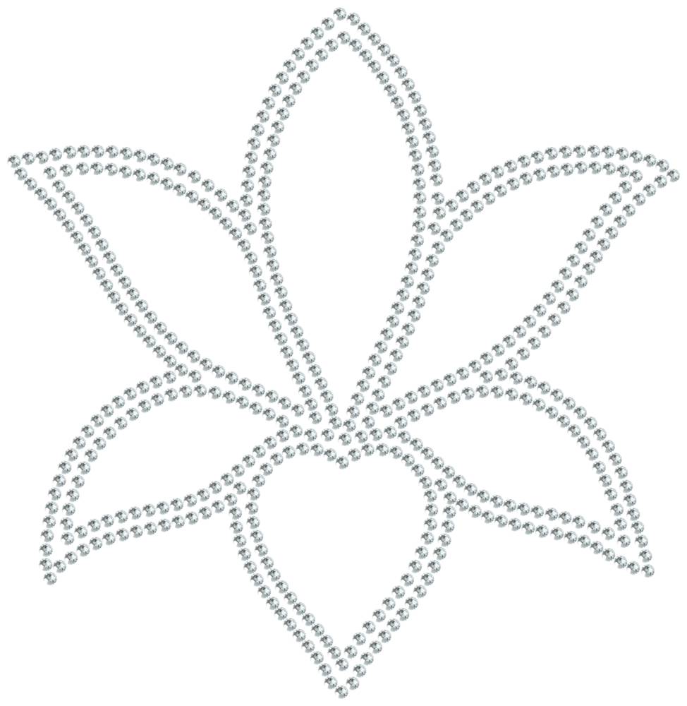 Трафарет Лилия — RHT_LILY1_SS20_CRYSTAL_CLEAR