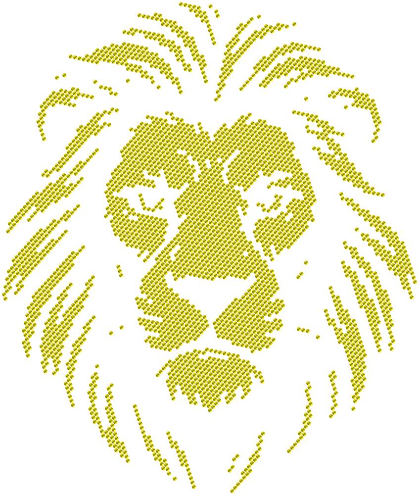 Трафарет Лев — RHT_LION1_SS10_CITRINE