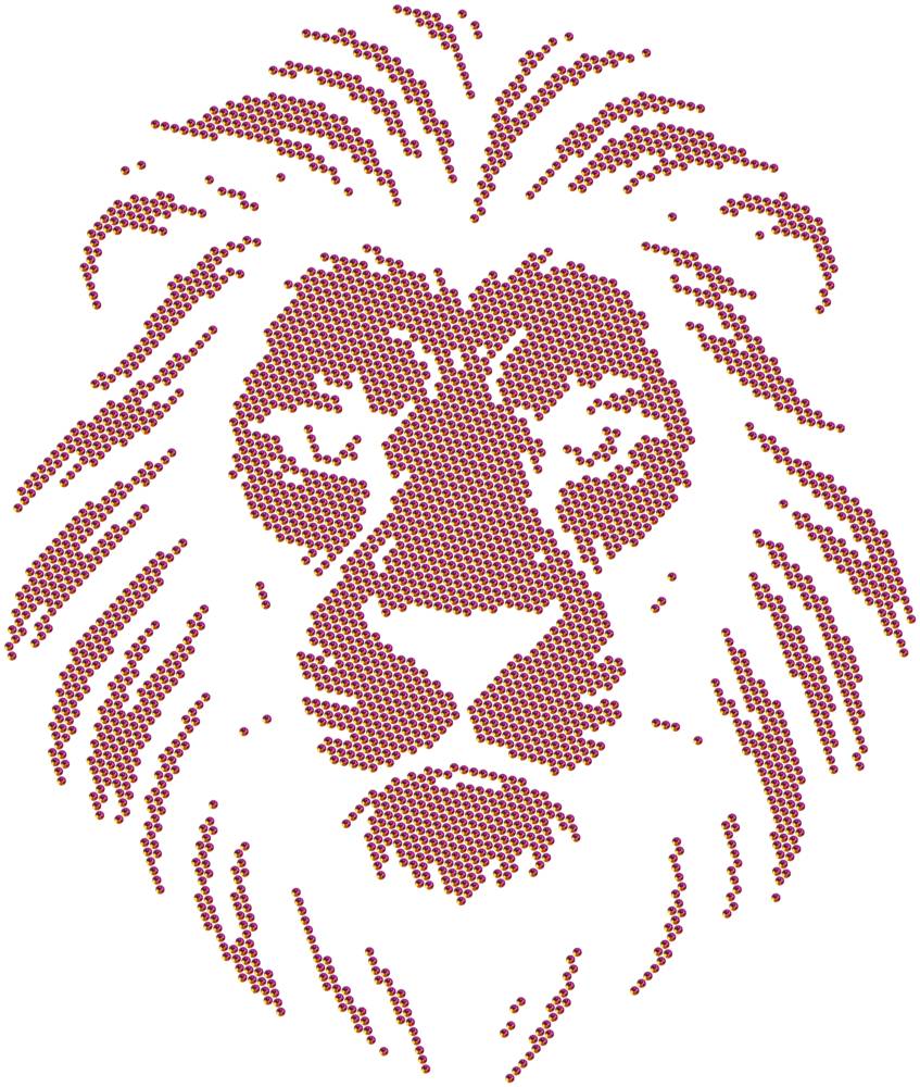 Трафарет Лев — RHT_LION1_SS10_RAINBOW