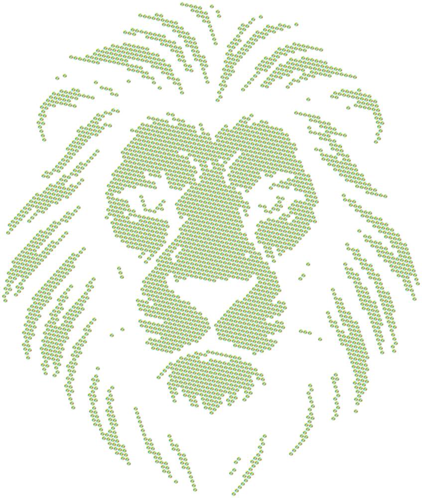 Трафарет Лев — RHT_LION1_SS12_CRYSTAL_AB