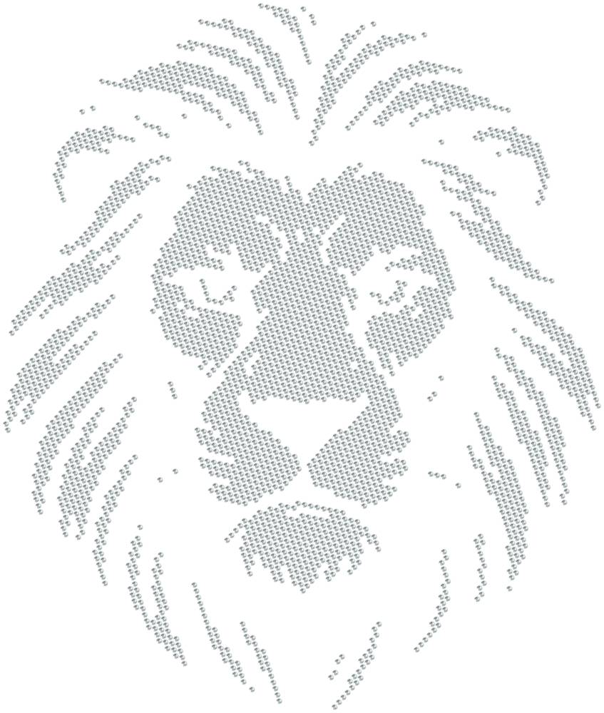 Трафарет Лев — RHT_LION1_SS12_CRYSTAL_CLEAR