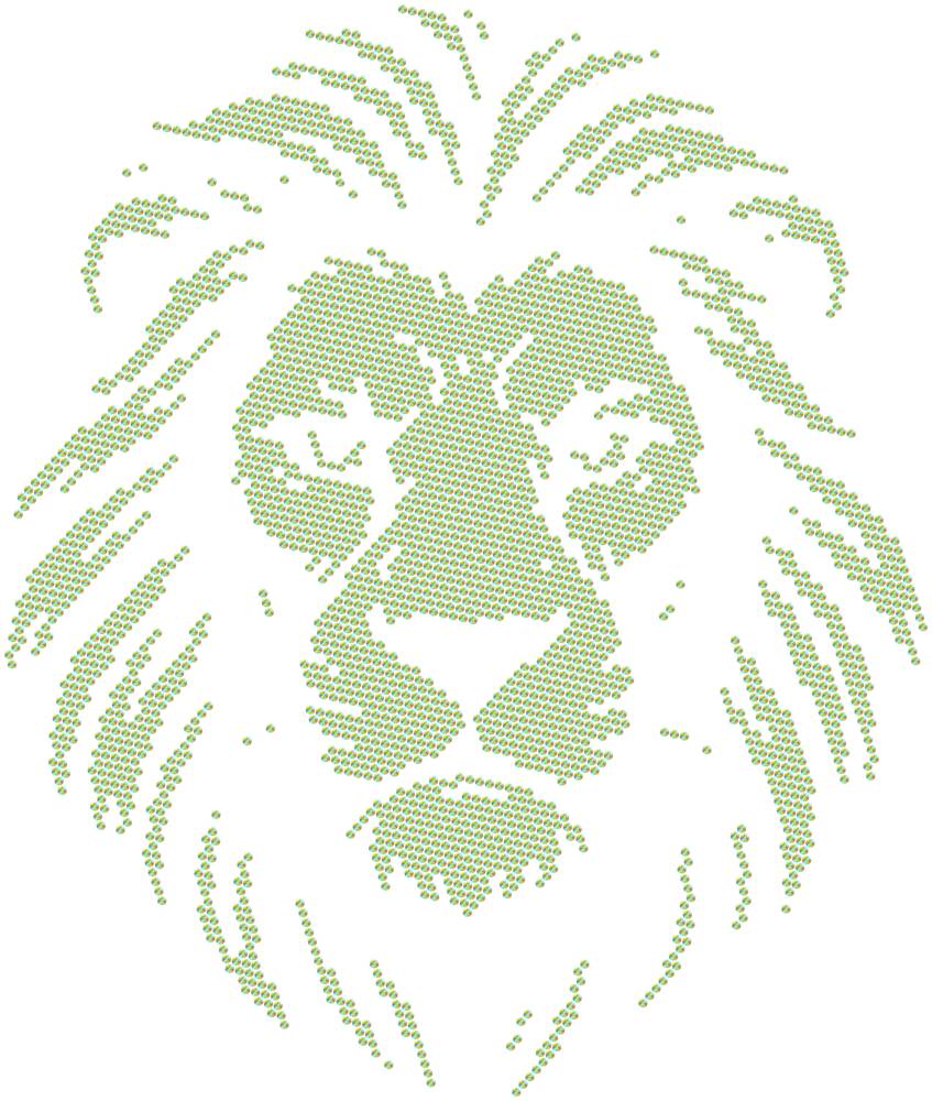 Трафарет Лев — RHT_LION1_SS16_CRYSTAL_AB