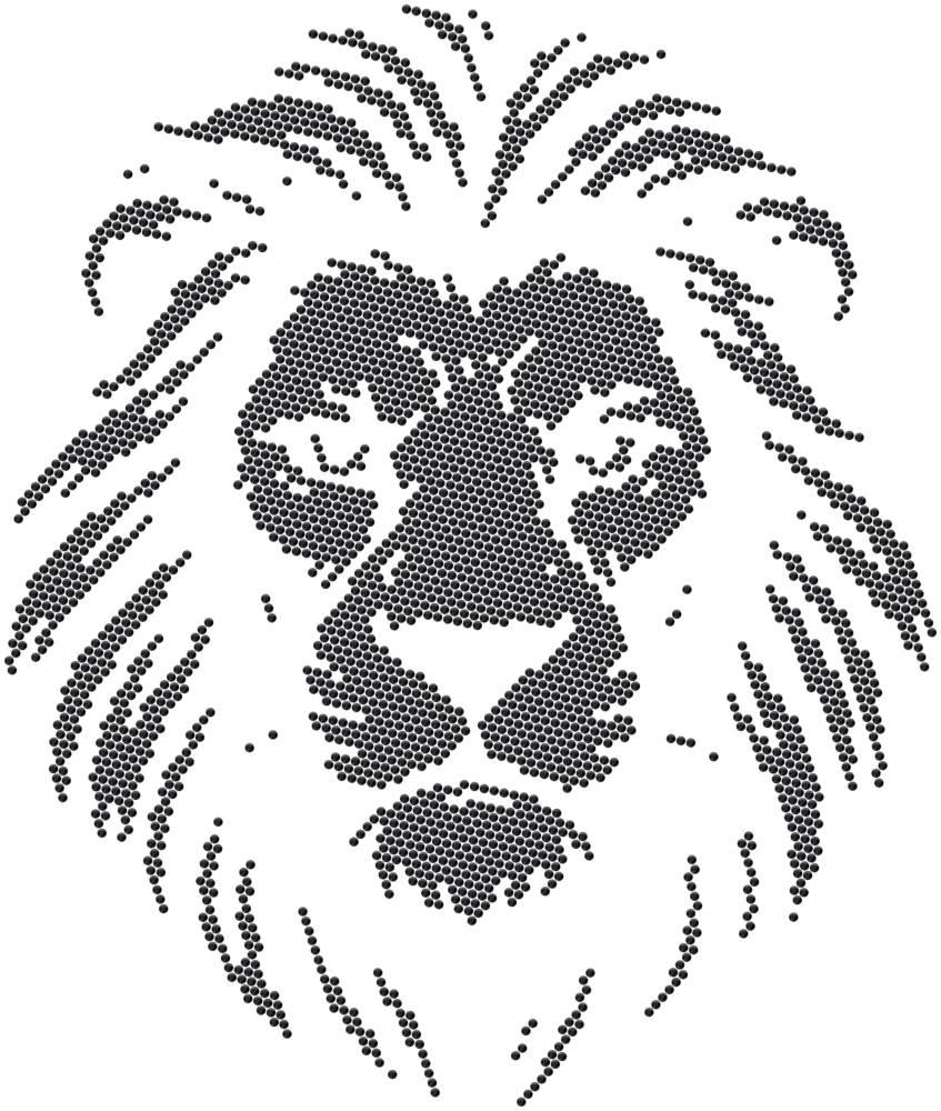 Трафарет Лев — RHT_LION1_SS16_JET_BLACK