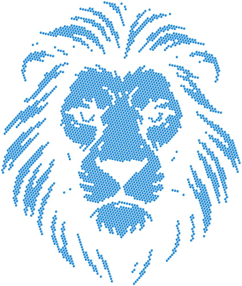 Трафарет Лев — RHT_LION1_SS16_LT_SAPPHIRE