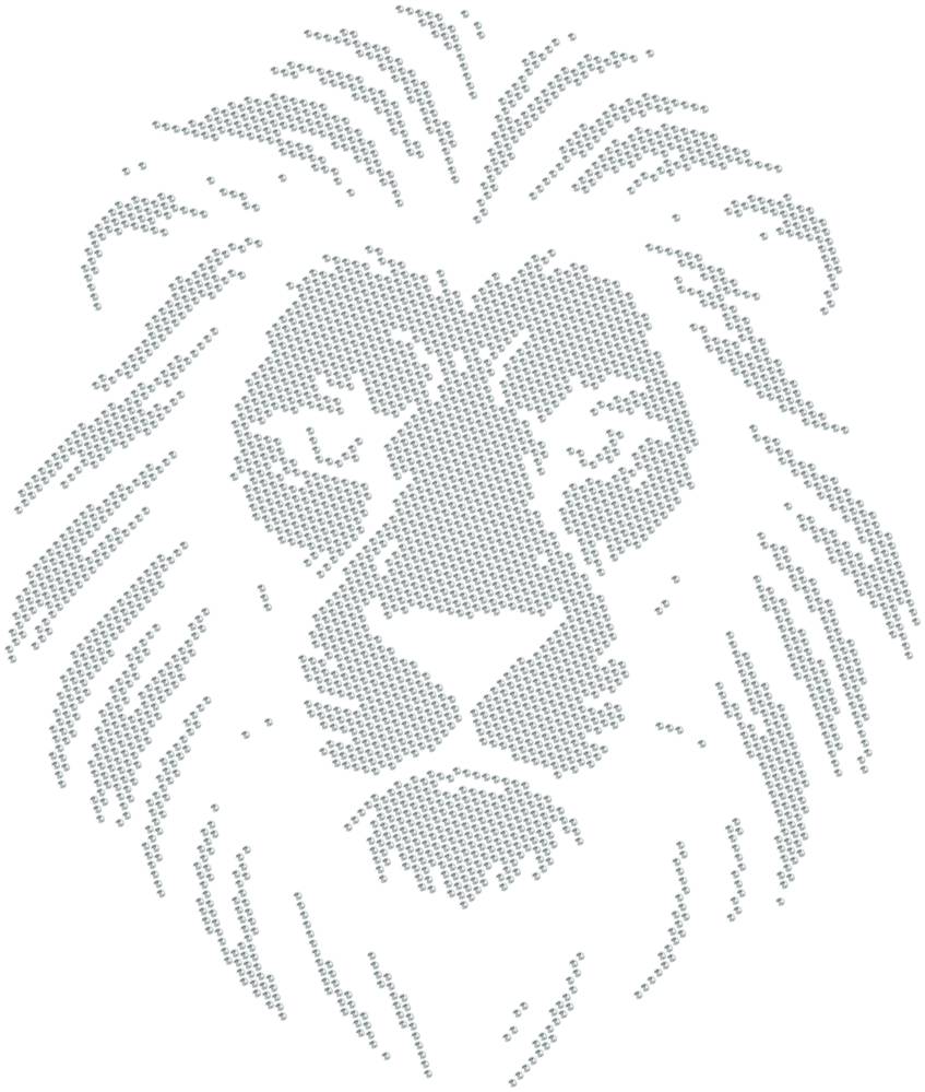 Трафарет Лев — RHT_LION1_SS20_CRYSTAL_CLEAR