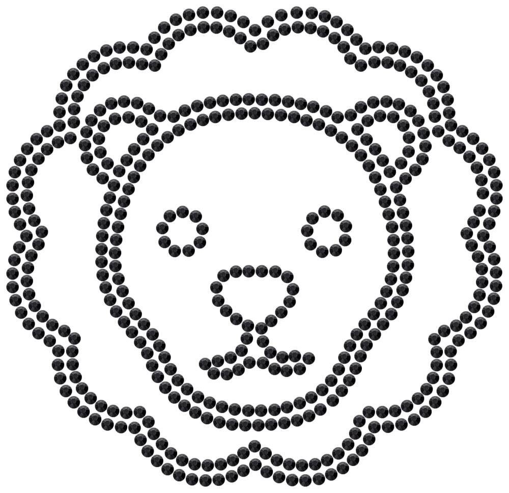Трафарет Лев — RHT_LION2_SS10_JET_BLACK