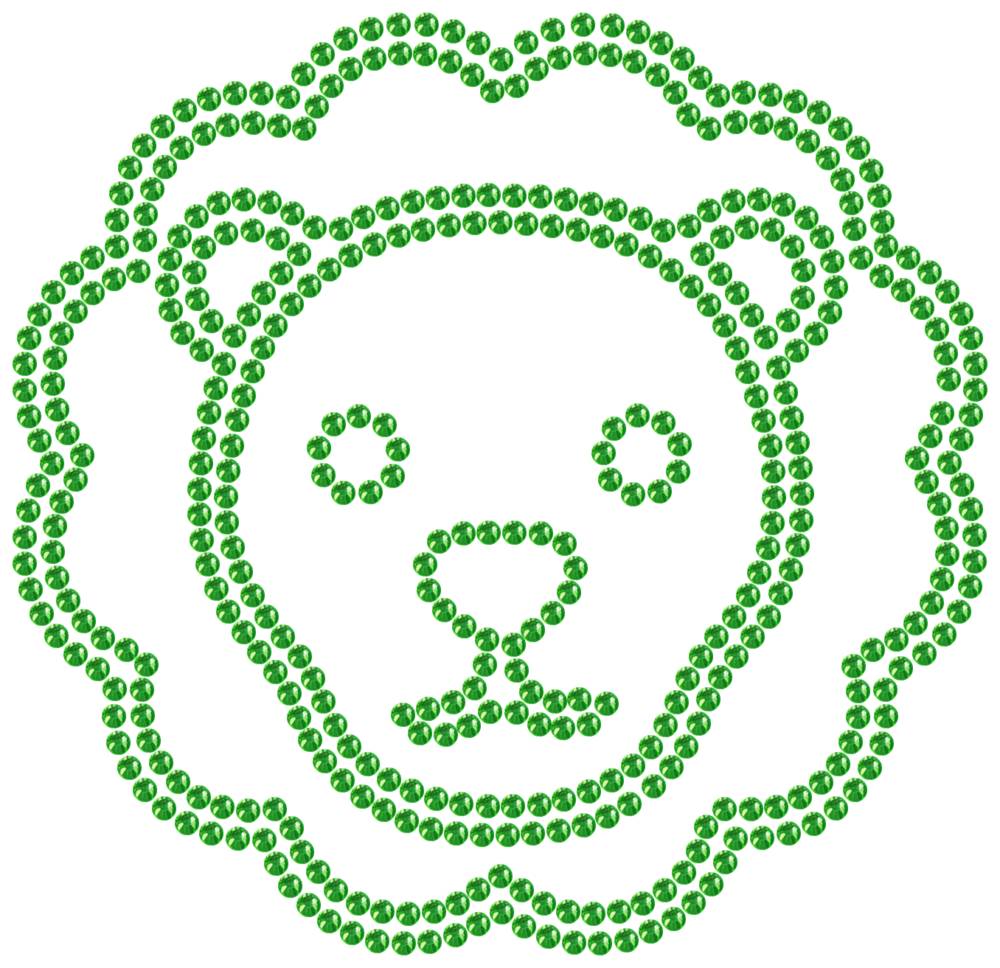 Трафарет Лев — RHT_LION2_SS10_LT_PERIDOT