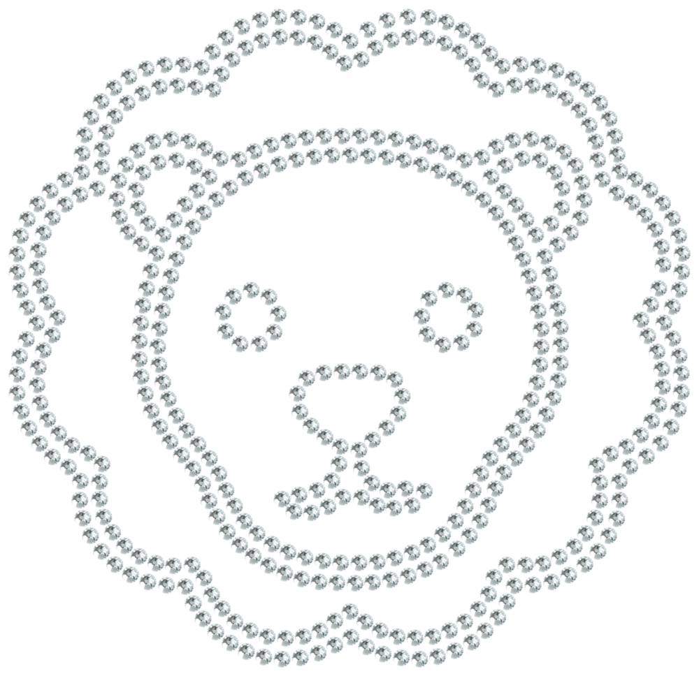 Трафарет Лев — RHT_LION2_SS12_CRYSTAL_CLEAR