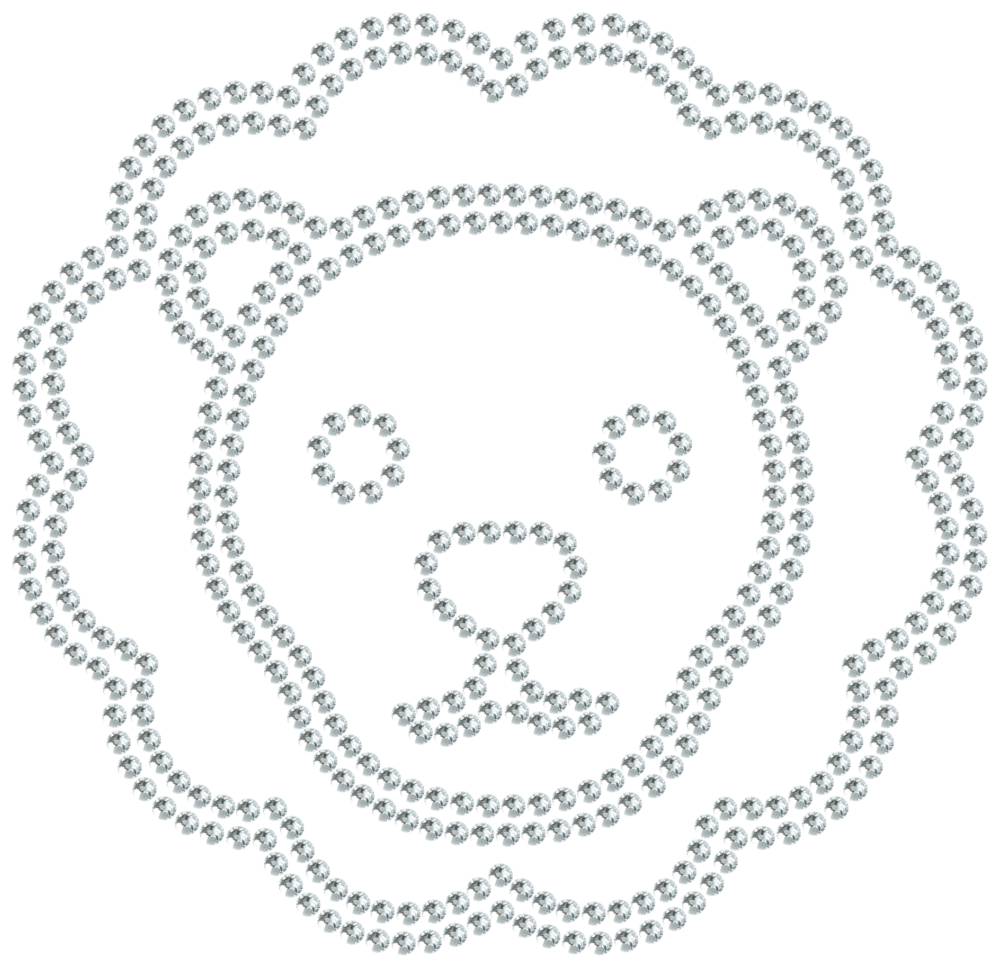 Трафарет Лев — RHT_LION2_SS16_CRYSTAL_CLEAR
