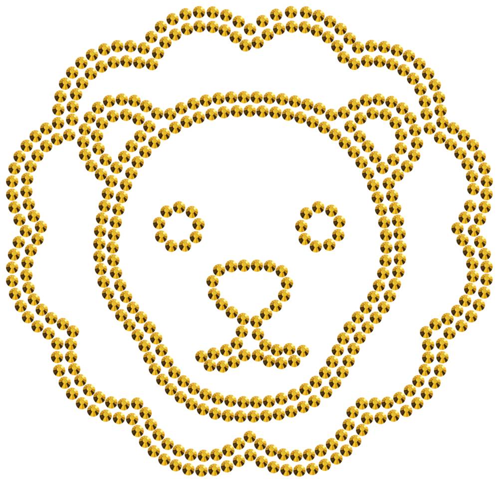 Трафарет Лев — RHT_LION2_SS16_GOLD