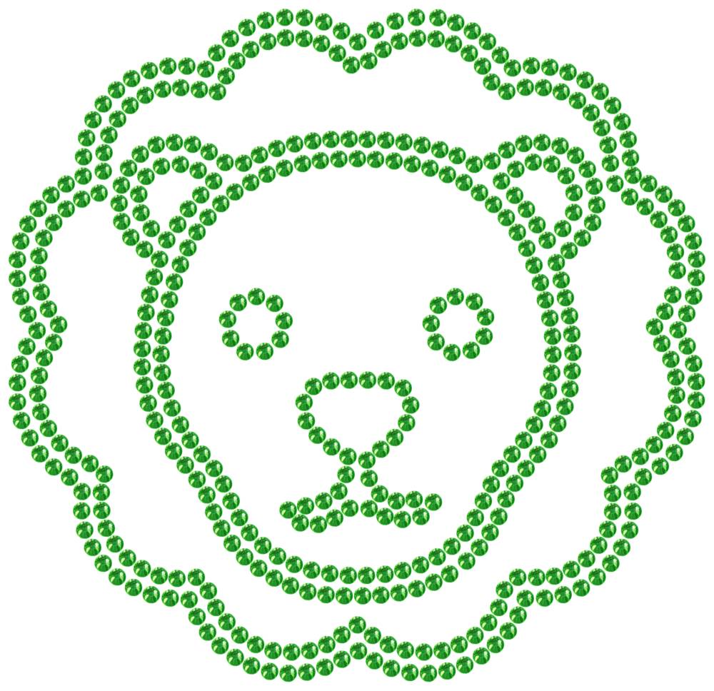 Трафарет Лев — RHT_LION2_SS16_LT_PERIDOT