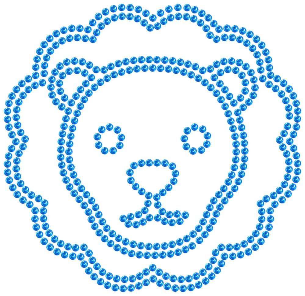Трафарет Лев — RHT_LION2_SS16_LT_SAPPHIRE