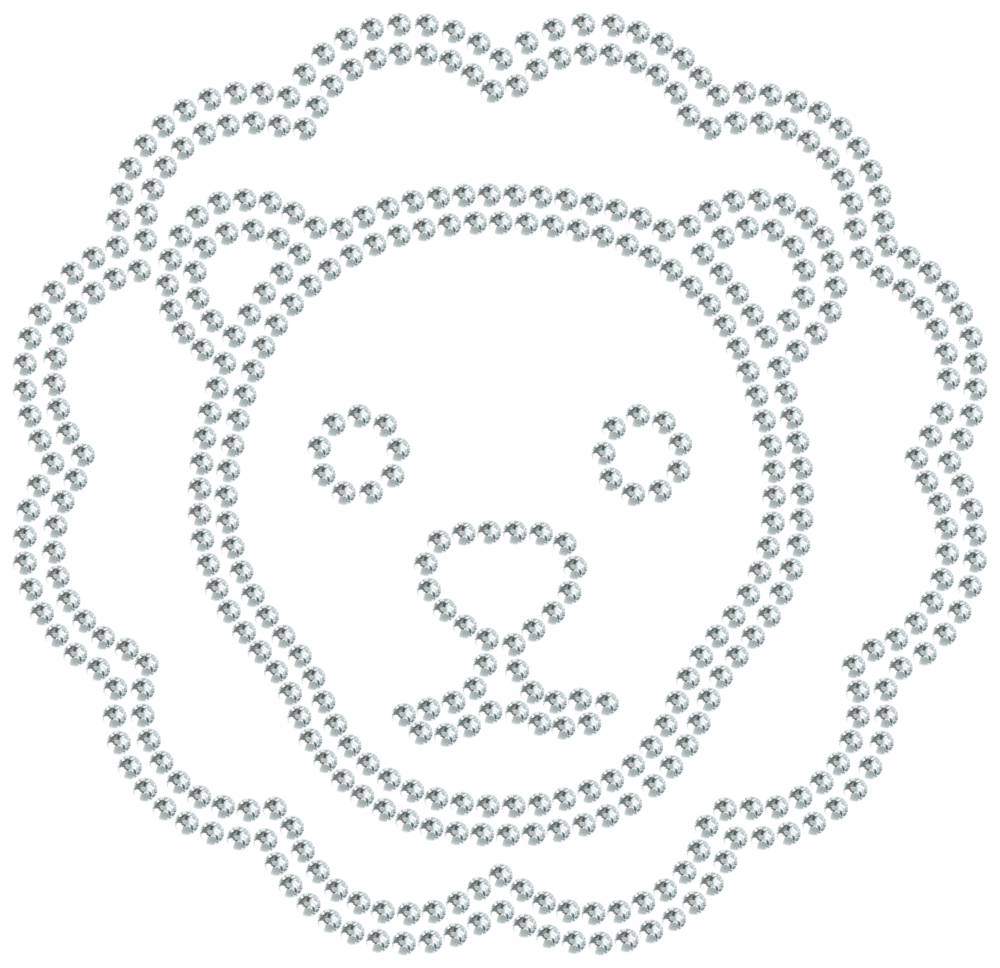 Трафарет Лев — RHT_LION2_SS20_CRYSTAL_CLEAR