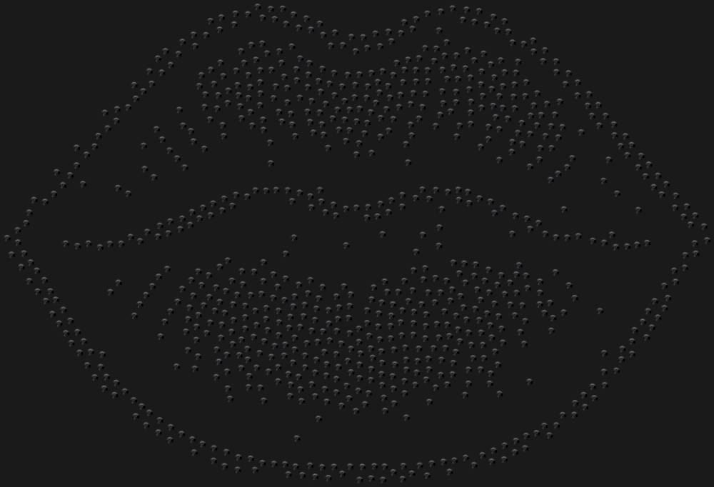 Трафарет Губы — RHT_LIPS2_SS10_JET_BLACK