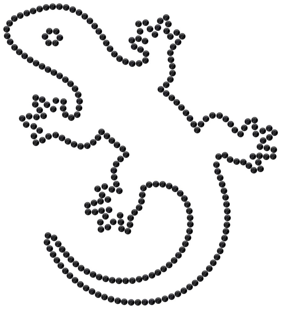 Трафарет Ящерица — RHT_LIZARD1_SS10_JET_BLACK