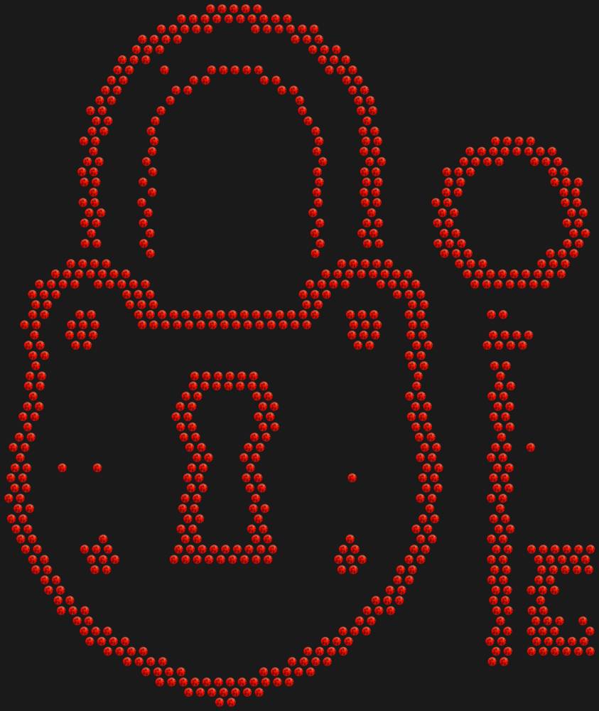 Трафарет Замок и ключ — RHT_LOCKKEY1_SS10_LT_SIAM