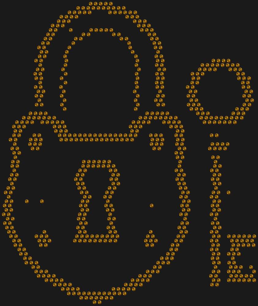 Трафарет Замок и ключ — RHT_LOCKKEY1_SS10_TOPAZ