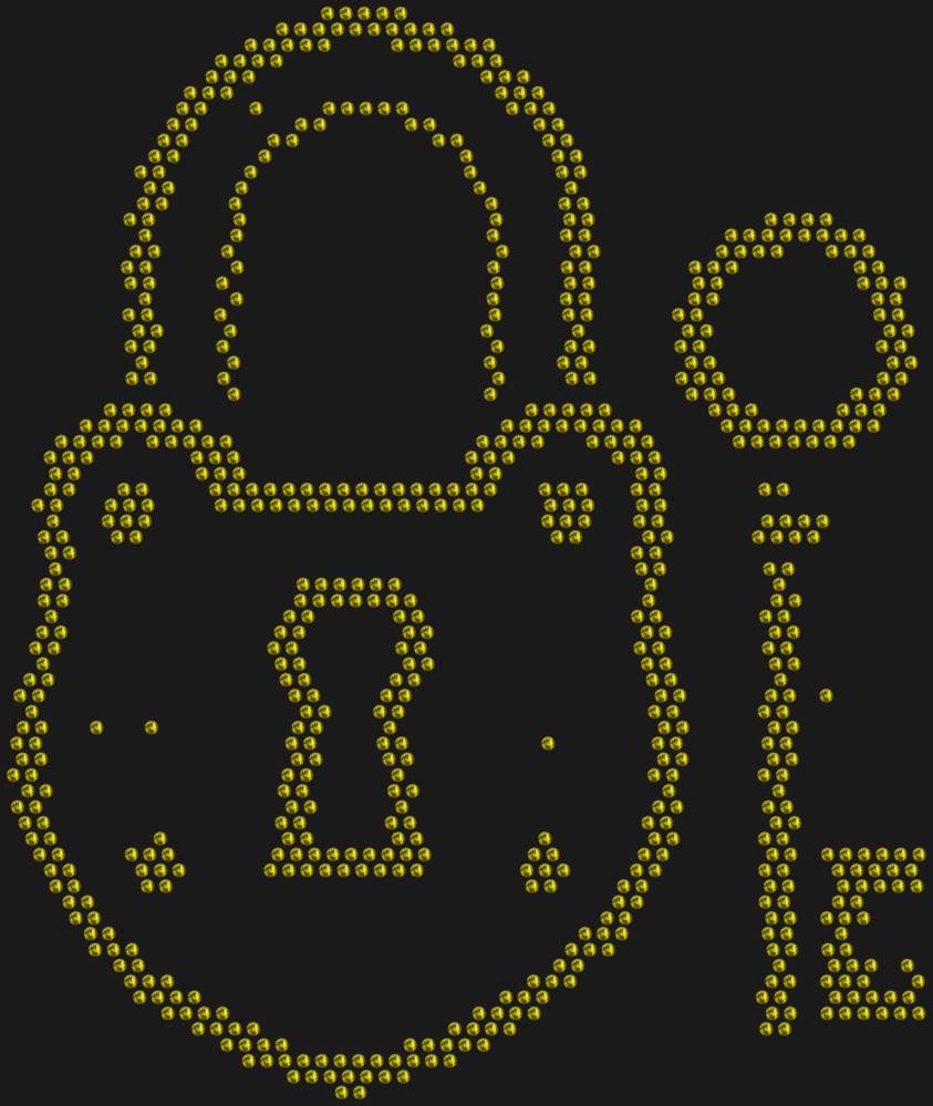 Трафарет Замок и ключ — RHT_LOCKKEY1_SS16_OLIVE
