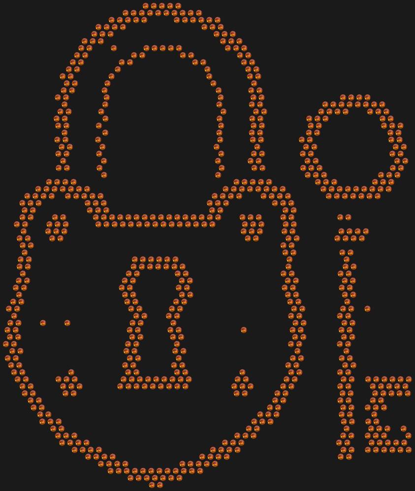 Трафарет Замок и ключ — RHT_LOCKKEY1_SS16_RED_VOLCANO