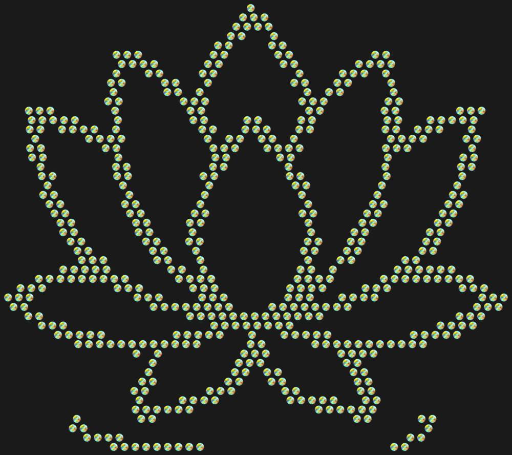 Трафарет Лотос — RHT_LOTUS1_SS20_CRYSTAL_AB