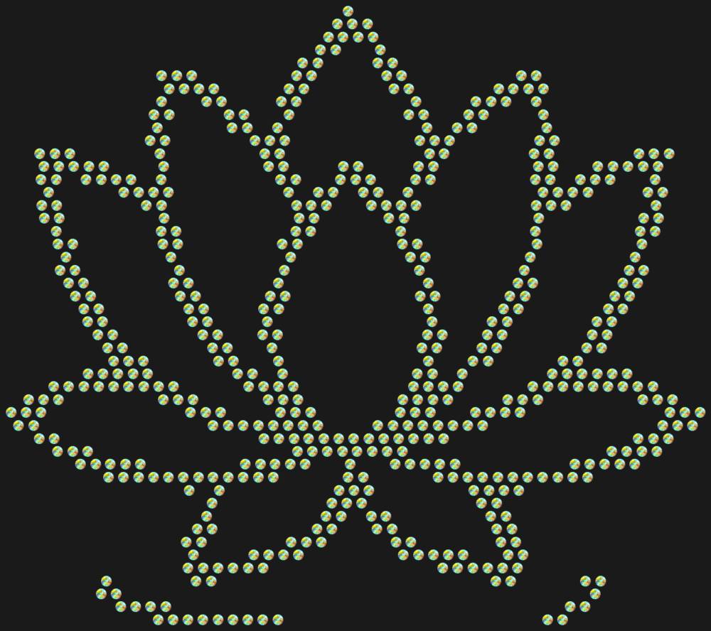 Трафарет Лотос — RHT_LOTUS1_SS6_CRYSTAL_AB