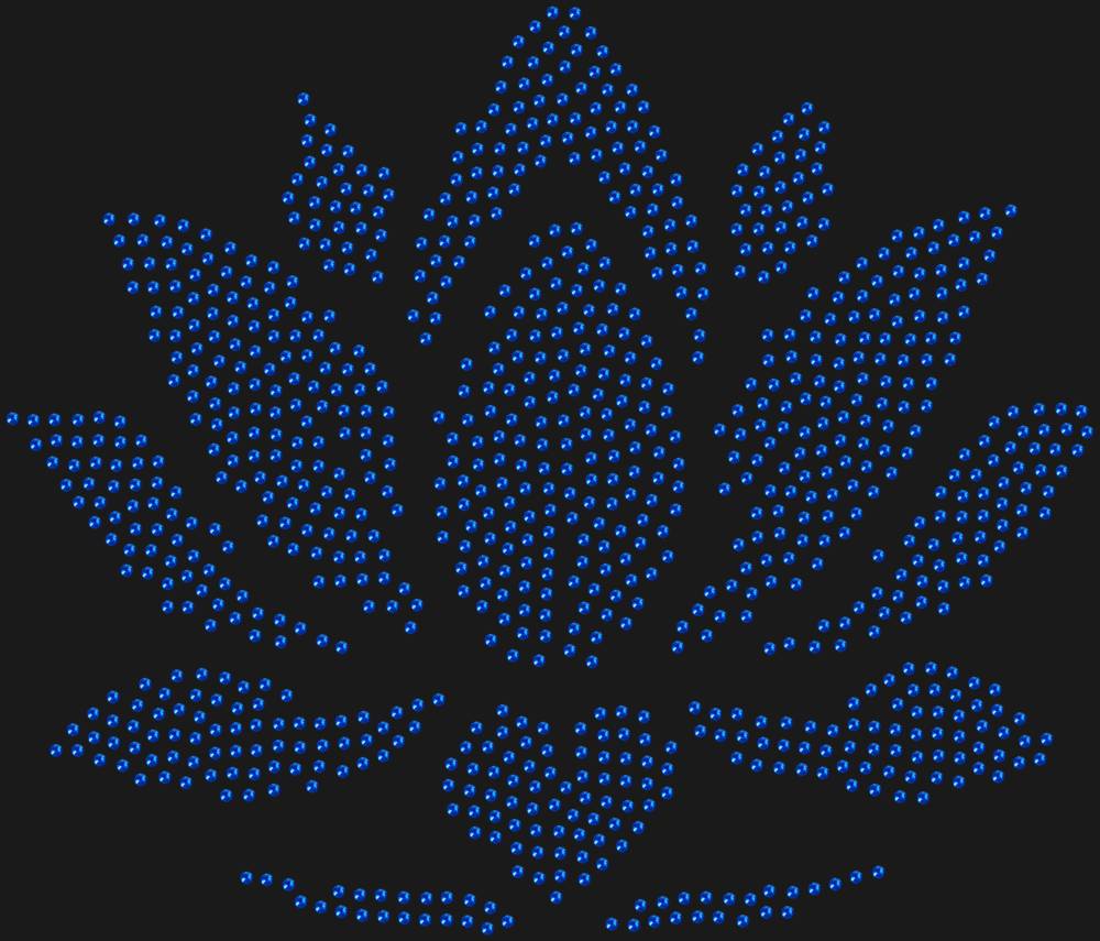Трафарет Лотос — RHT_LOTUS2_SS10_SAPPHIRE