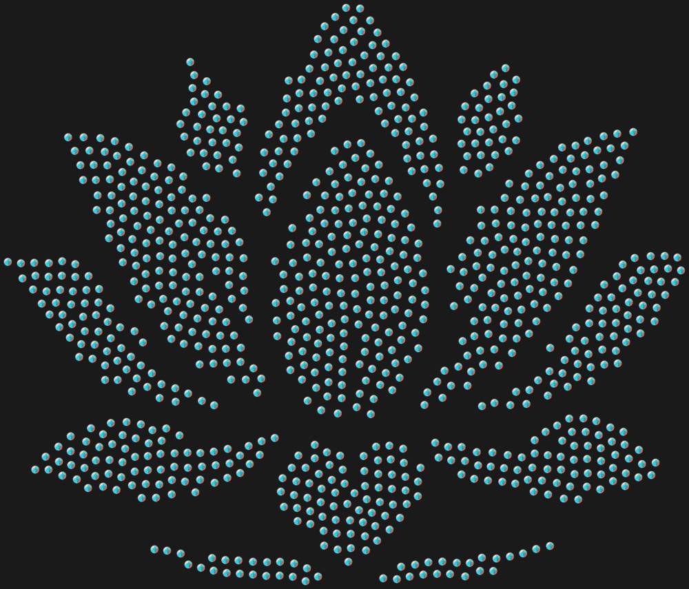 Трафарет Лотос — RHT_LOTUS2_SS16_CRYSTAL_AB_DMC